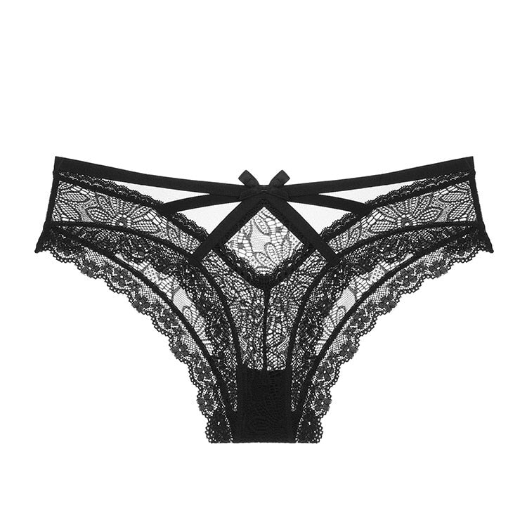 Sexy Transparent Low-waist Lace G-String